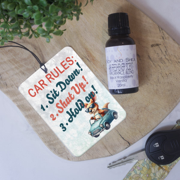 Car Rules Car Air Freshener