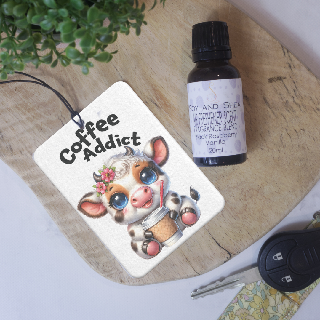 Coffee Addict Car Air Freshener