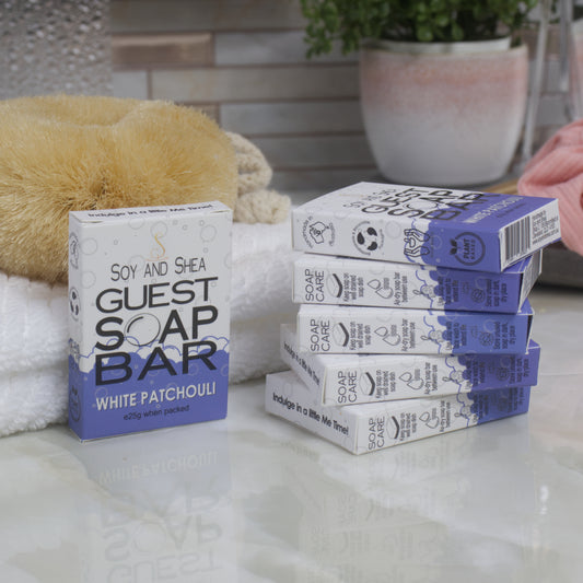 White Patchouli Guest Soap Bar
