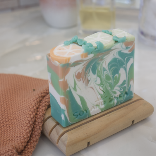 Lime, Basil & Mandarin Soap Bar