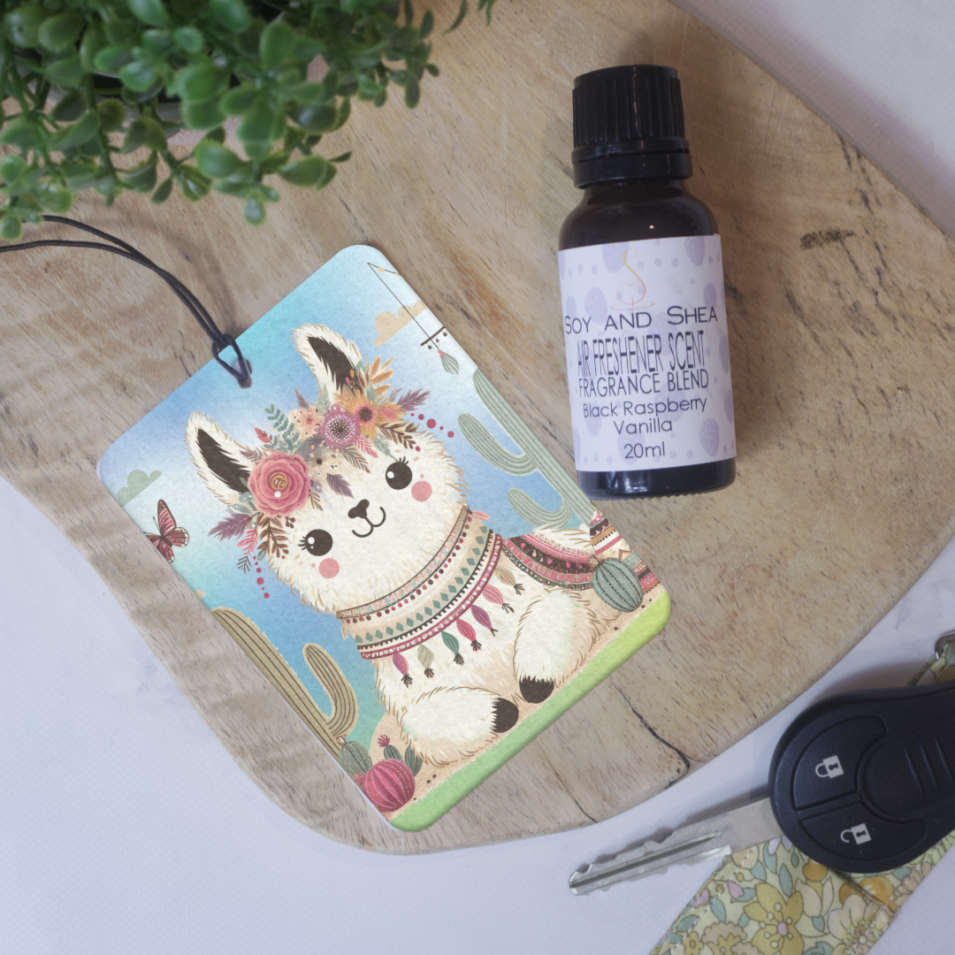 Boho Llama Car Air Freshener