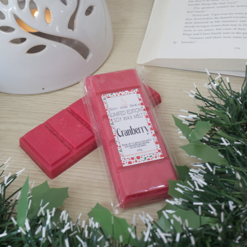 Cranberry Wax Melt Snap Bar