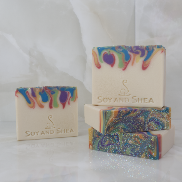 Rainbow Sparkle Soap Bar