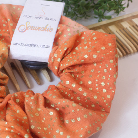 Batik Sparkle Scrunchie