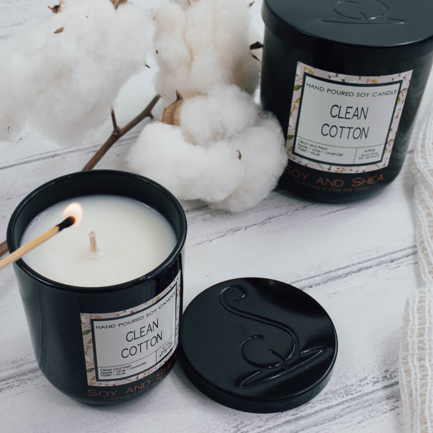 Clean Cotton Soy Candle