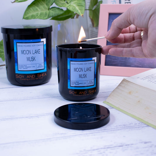 Moon Lake Musk Soy Candle