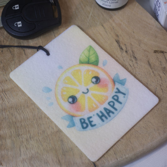 Be Happy Car Air Freshener