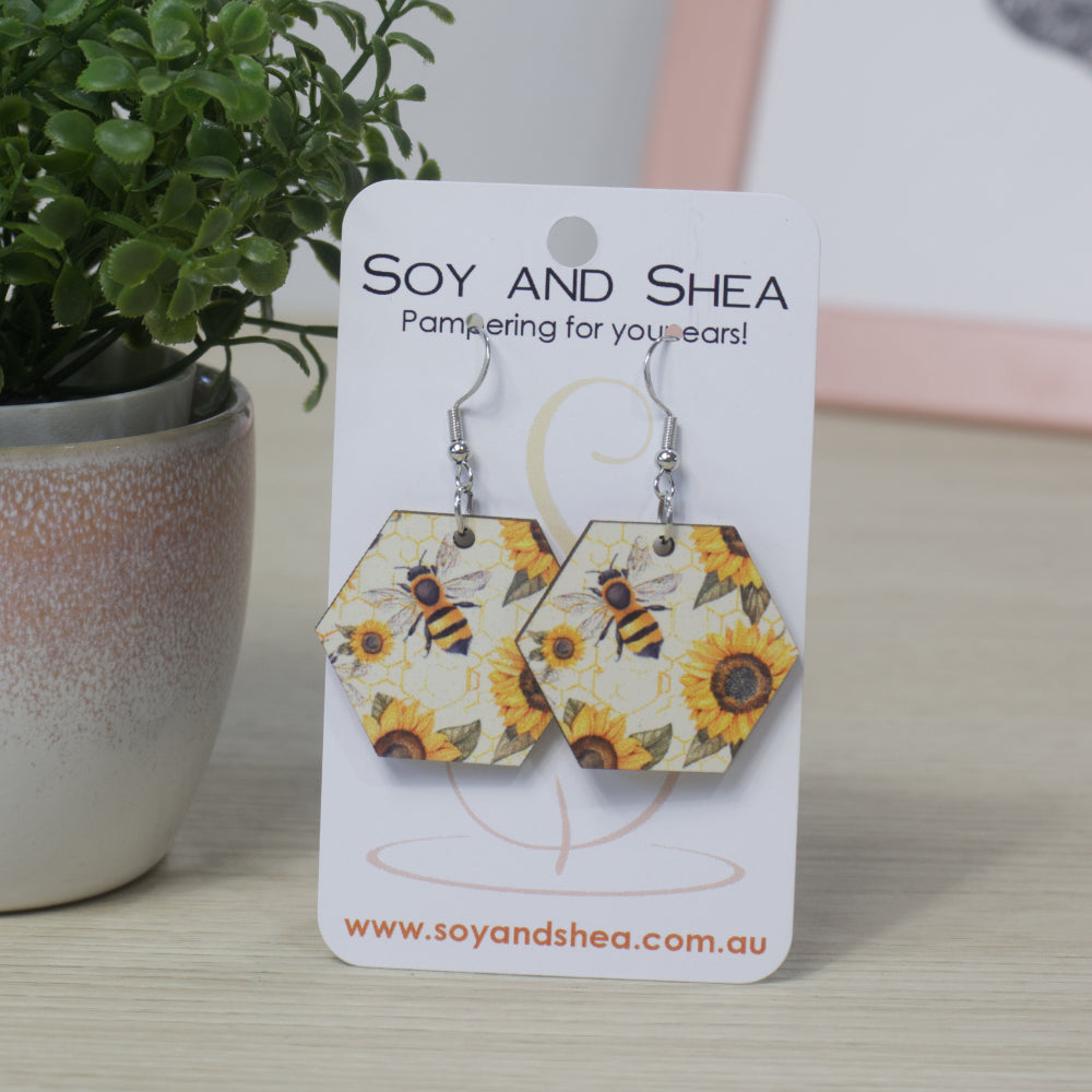 Busy Sunflowers Earrings