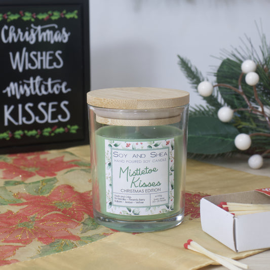 Mistletoe Kisses Soy Candle