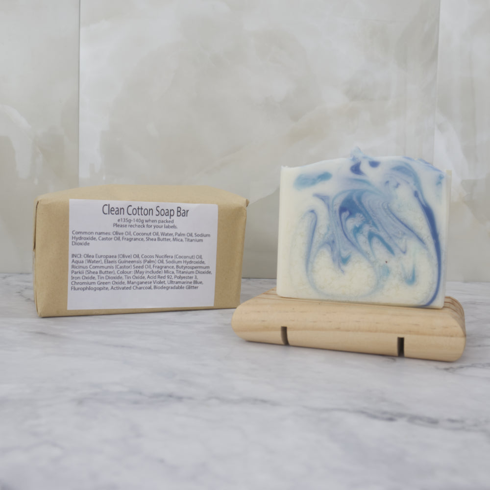 Clean Cotton Soap Bar (White Label Bundle)