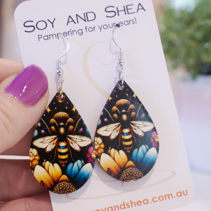 Cosmic Bee Earrings