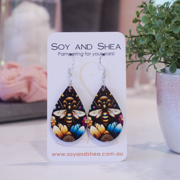 Cosmic Bee Earrings