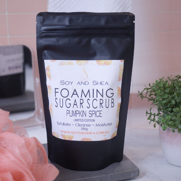 Spice Pumpkin Foaming Sugar Scrub