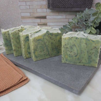 Lemongrass and Poppy Seed Soap Bar (White Label Bundle)