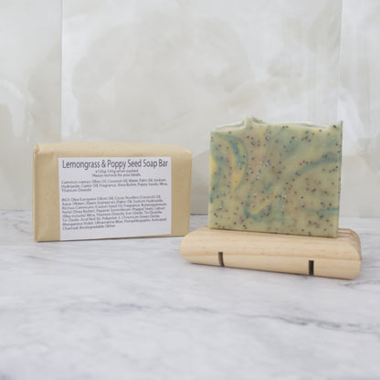 Lemongrass and Poppy Seed Soap Bar (White Label Bundle)