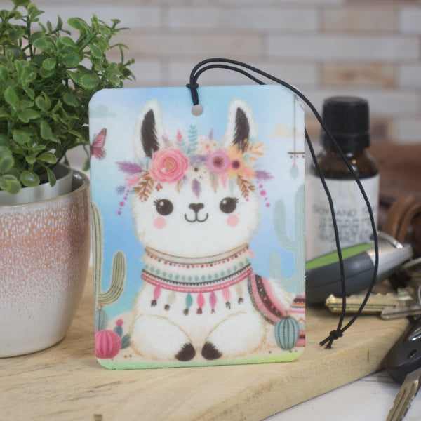 Boho Llama Car Air Freshener