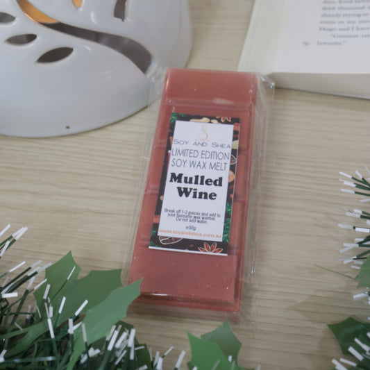 Mulled Wine Wax Melt Snap Bar