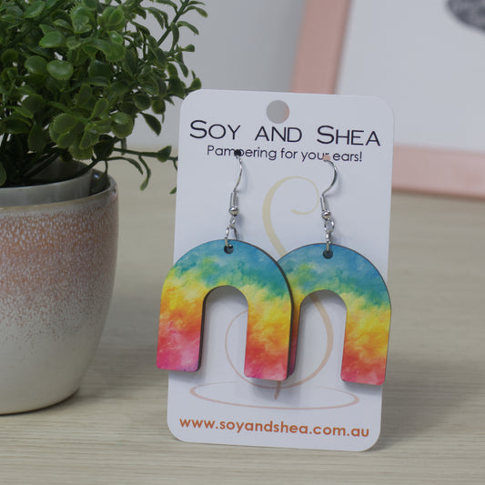 Pastel Rainbow Earrings