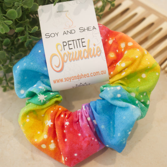 Rainbow Petite Scrunchie