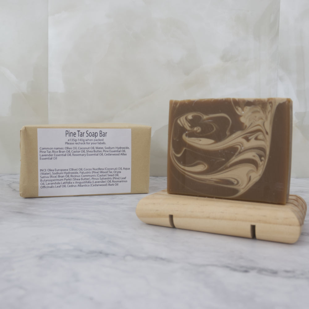 Pine Tar Natural Soap Bar (White Label Bundle)
