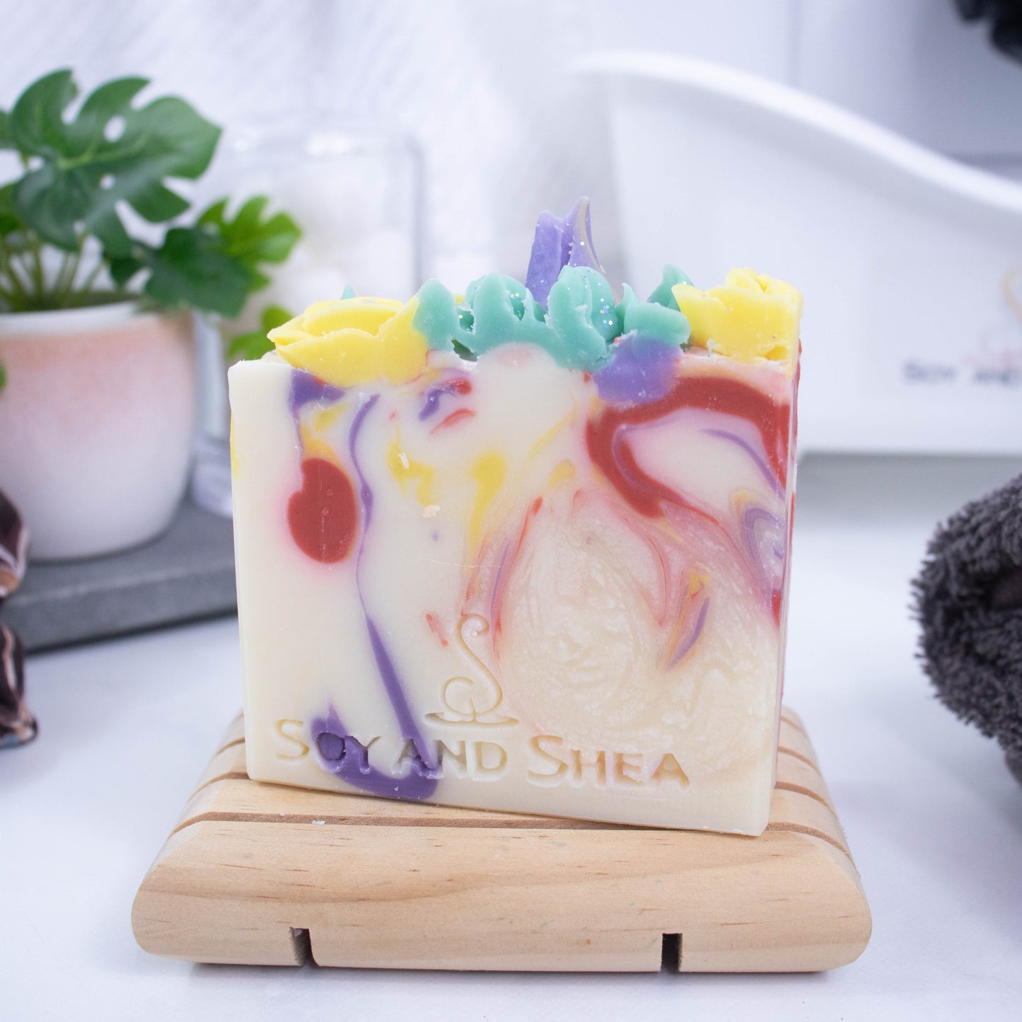 Saffron Rose Soap Bar