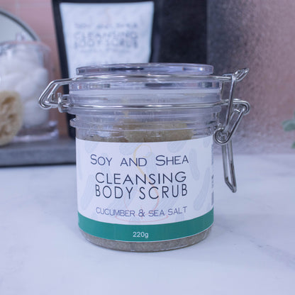 Cucumber & Sea Salt Cleansing Body Scrub