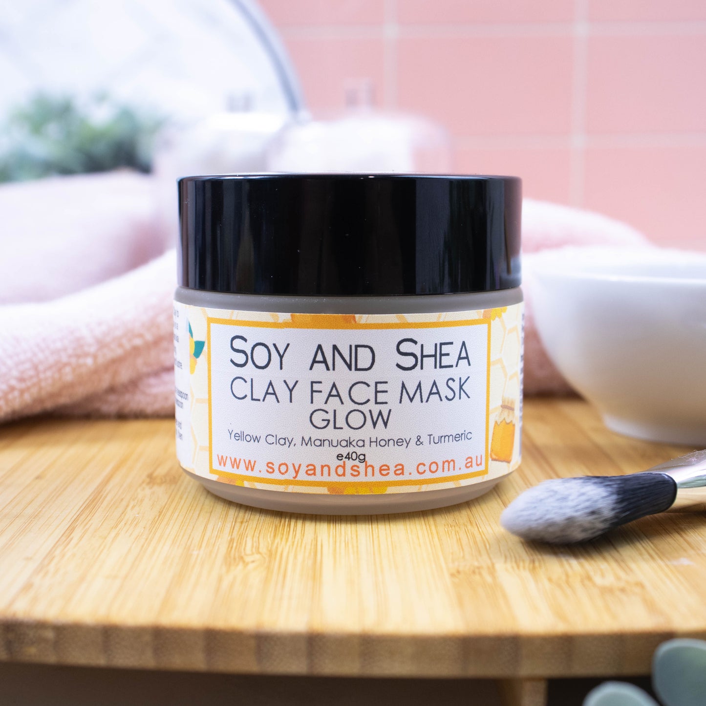 Yellow Clay Face Mask - Glow