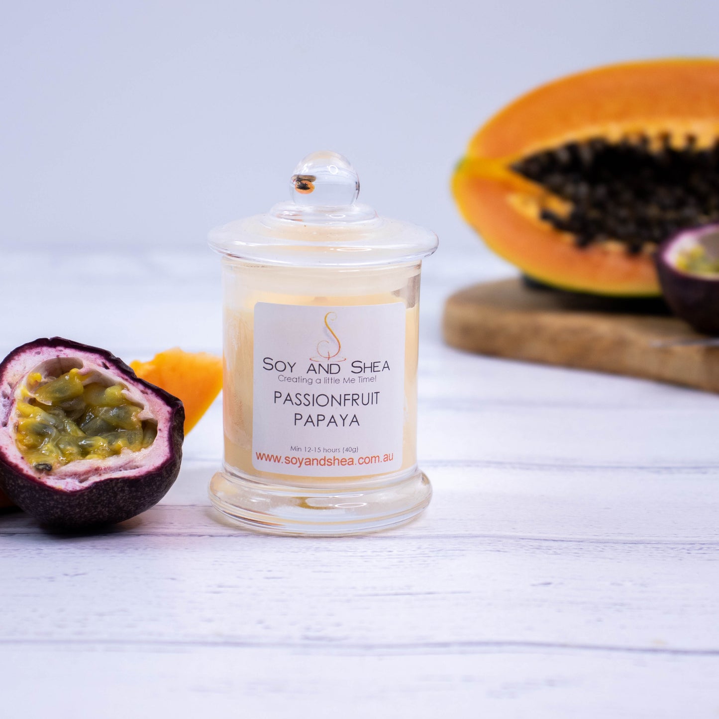 Passionfruit Papaya Soy Candle