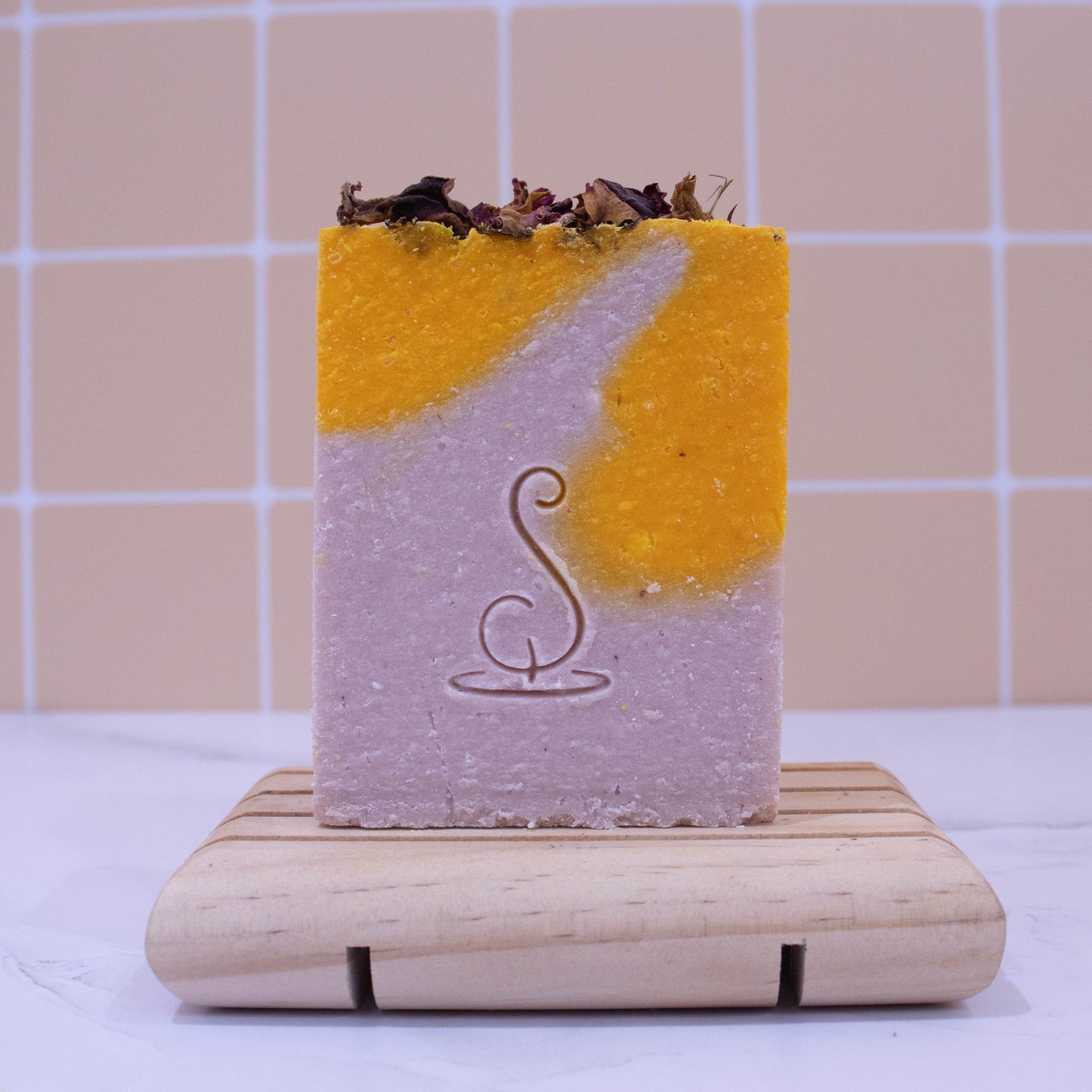 Saffron Rose Salt Soap Bar