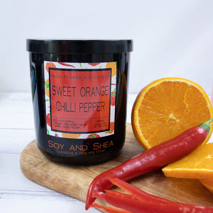 Sweet Orange Chilli Pepper Soy Candle